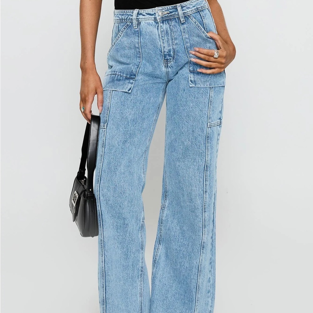 Princess Polly Chad Cargo High Rise Jeans